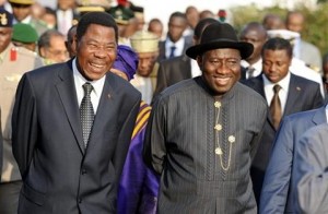 Presidents of Benin and Nigeria