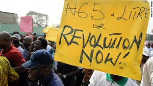 Nigerian Fuel Subsidy Protest
