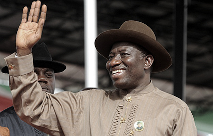 Nigerian President, Goodluck Jonathan