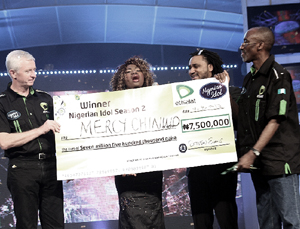 Mercy Chinwo Wins Nigerian Idol Season 2