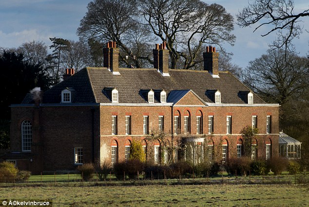 Idyllic: The Cambridges will increasingly use Anmer Hall (pictured) as their main base ¿ particularly as they will have two children under two by next spring. The ten-bedroom Georgian mansion is close to William's new job